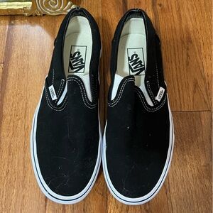 Black Slip On Vans